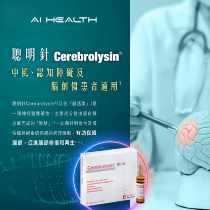 【財富危機警訊！你的大腦正在侵蝕你的成功】-  聰明針 Cerebrolysin®